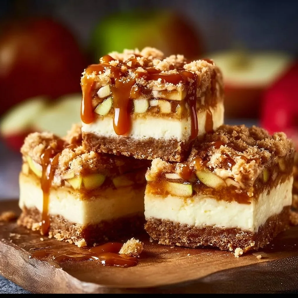 Caramel Apple Cheesecake Bars 4 Caramel Apple Cheesecake Bars
