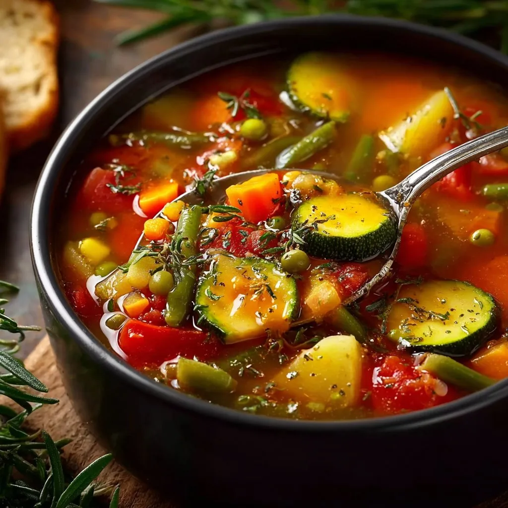 Easy Vegetable Soup 4 Easy Vegetable Soup