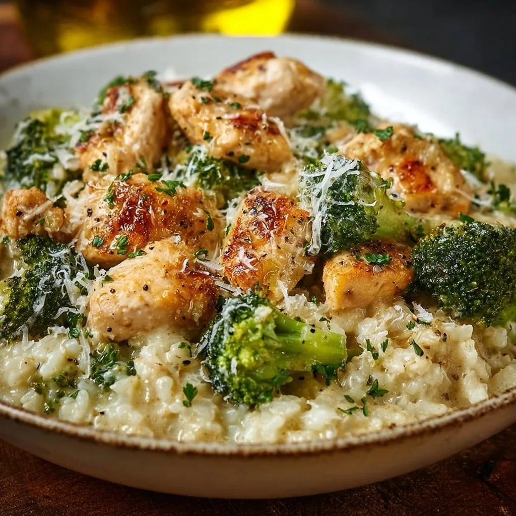 Creamy Parmesan Chicken and Broccoli Rice: A Delightful Meal!