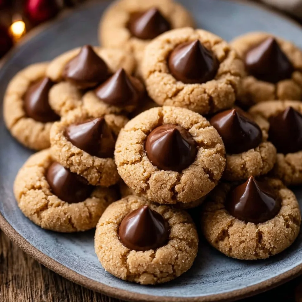 Classic Soft and Chewy Peanut Butter Blossoms (The Perfect Holiday Kiss Cookie)