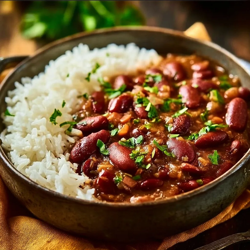 Cajun Red Beans and Rice 4 Cajun Red Beans and Rice