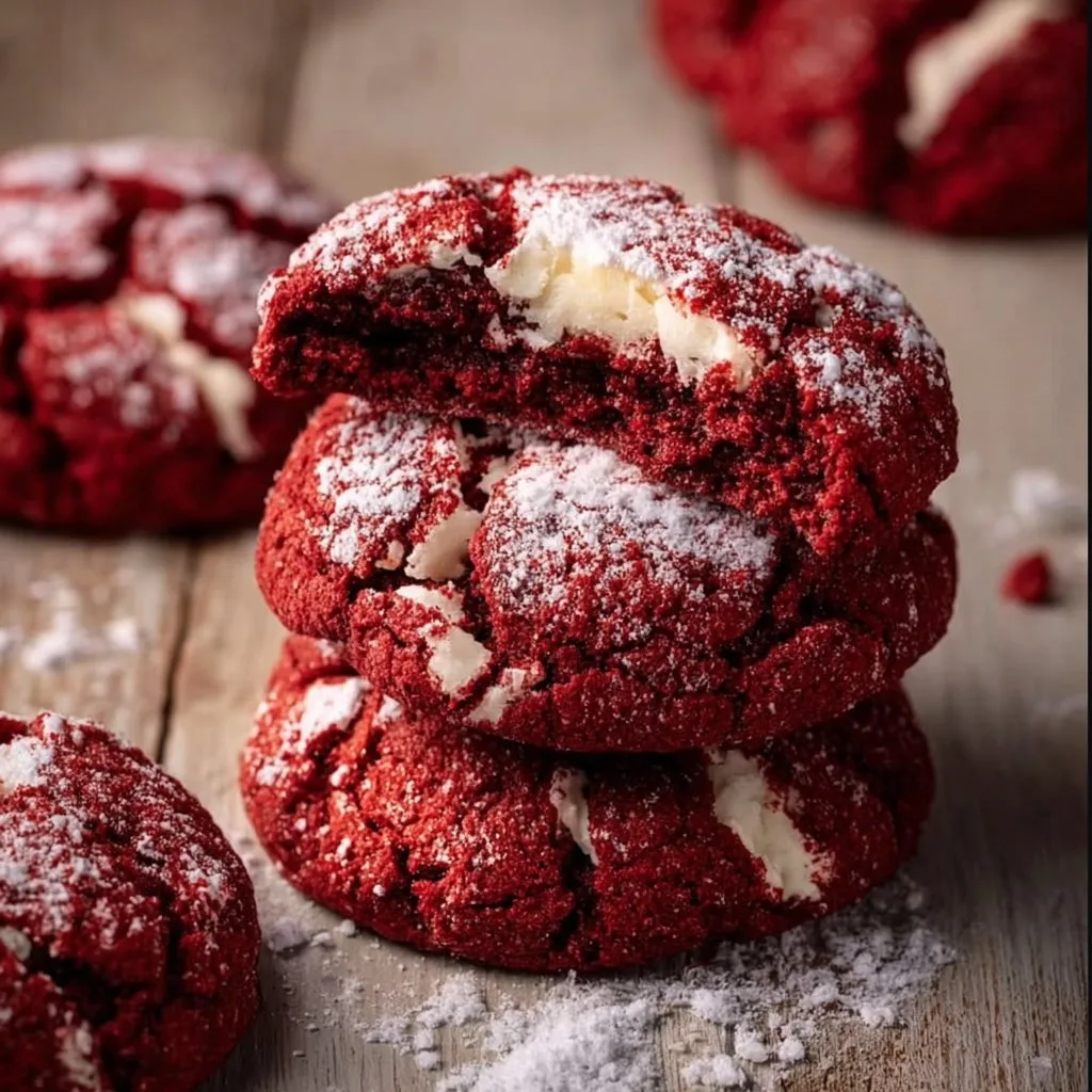 Cheesecake-Stuffed Red Velvet Cookies Recipe