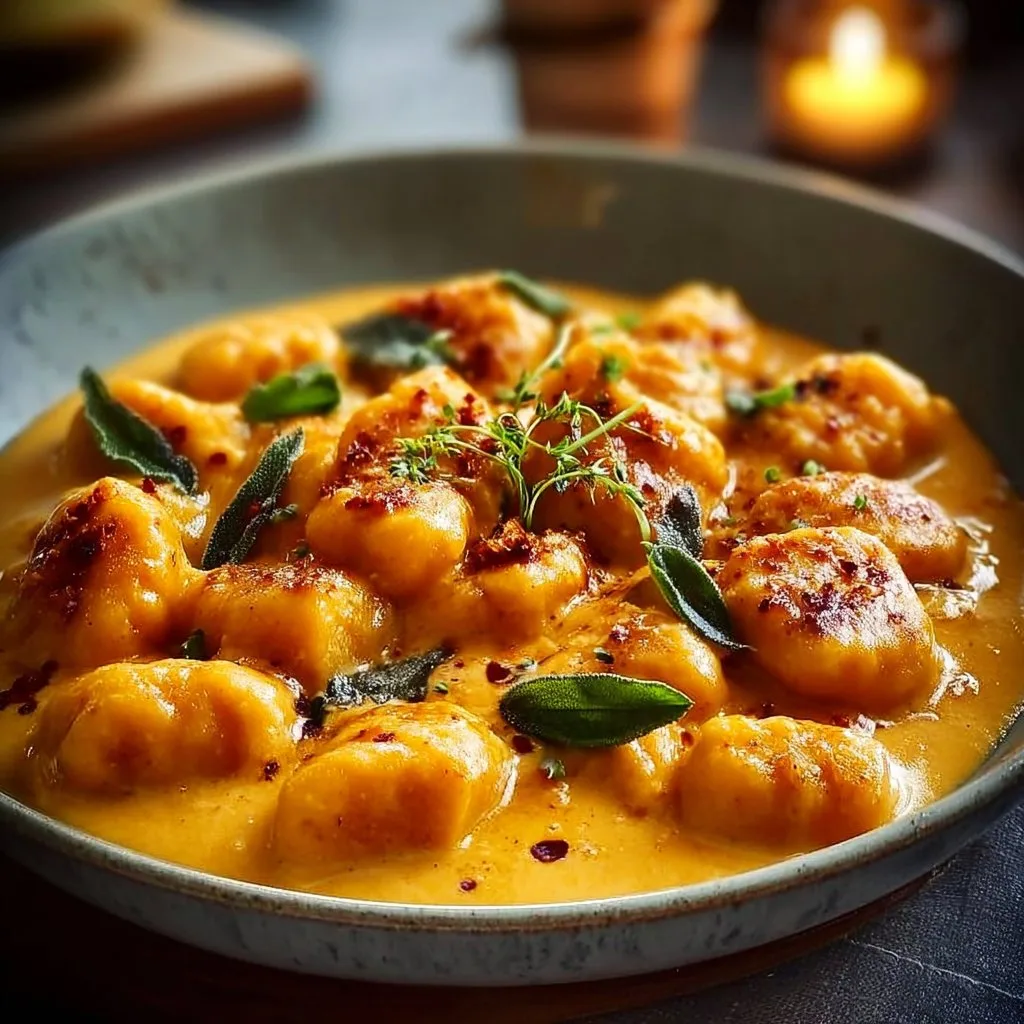 Creamy Pumpkin Gnocchi 2 Creamy Pumpkin Gnocchi