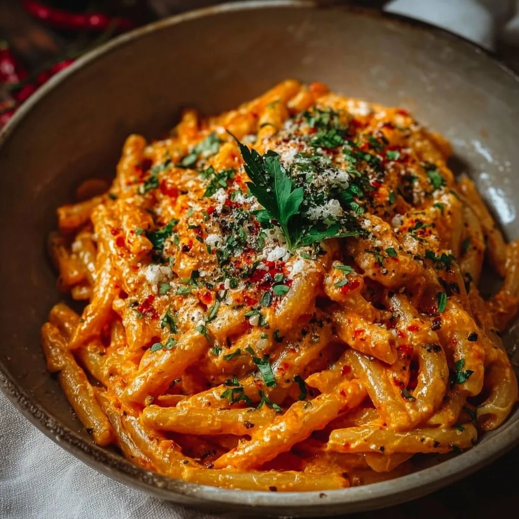 Creamy Tomato Garlic Pasta
