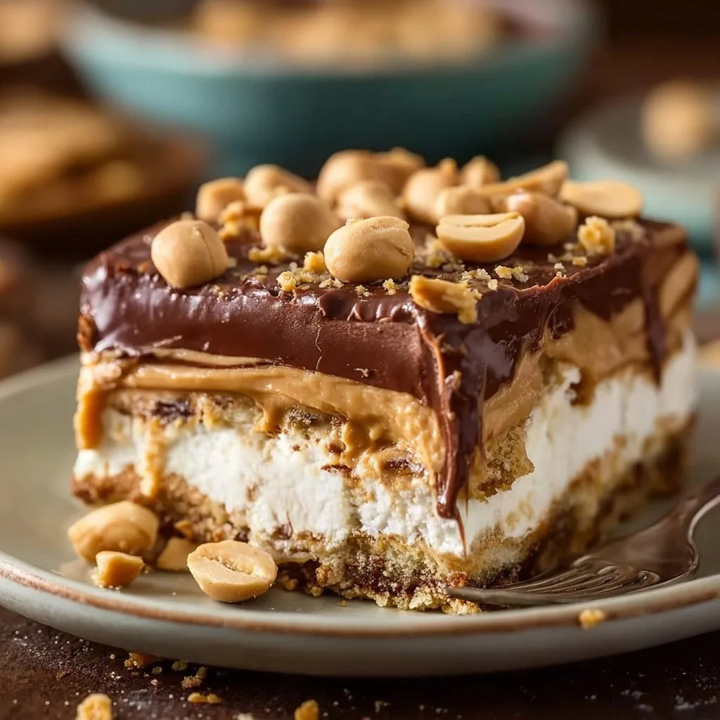 No-Bake Peanut Butter Lasagna 4 No-Bake Peanut Butter Lasagna