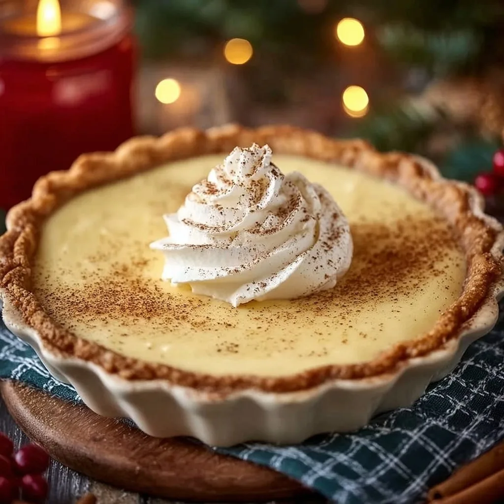 Christmas Eve Cinnamon-Vanilla Creamy Custard Pie 3 Christmas Eve Cinnamon-Vanilla Creamy Custard Pie