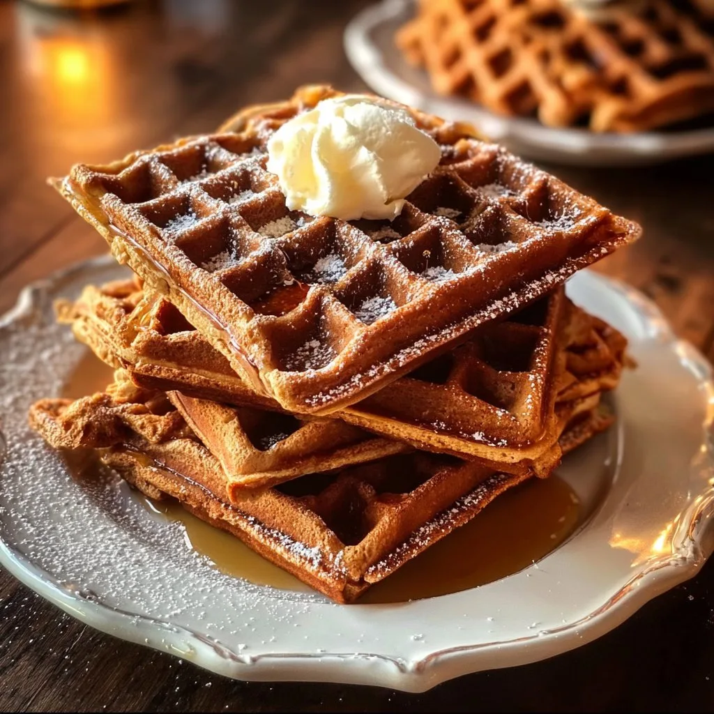 Gingerbread Waffles