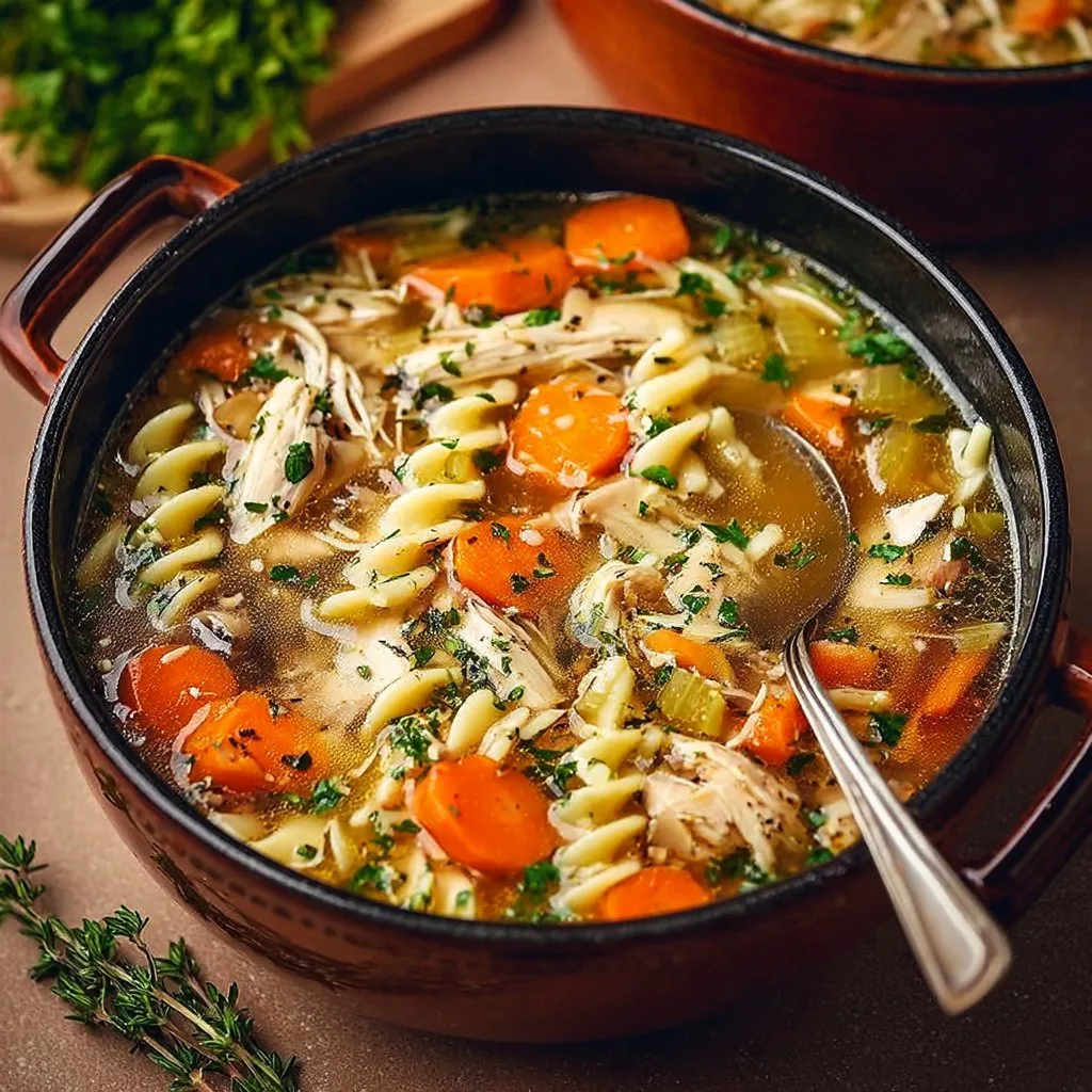 Vegan Chicken Noodle Soup 3 Vegan Chicken Noodle Soup