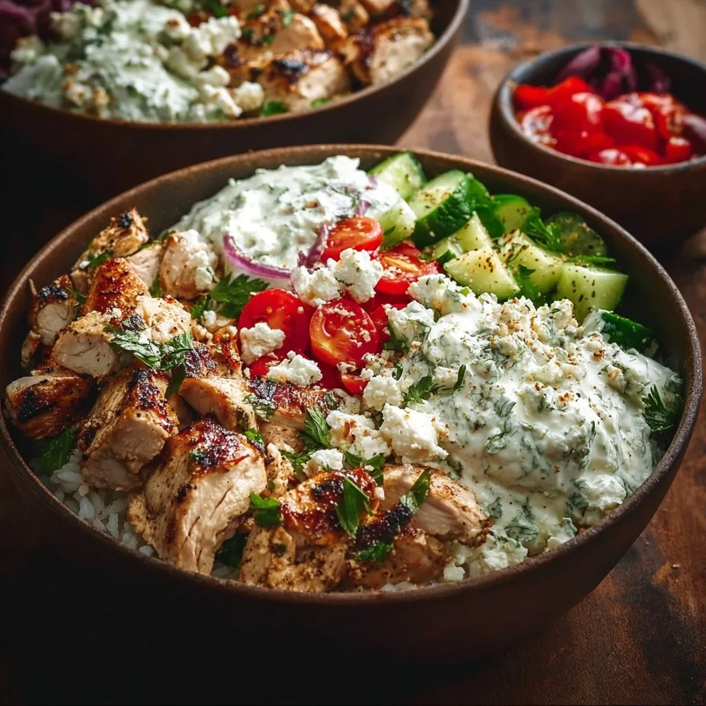 Greek Chicken Bowls