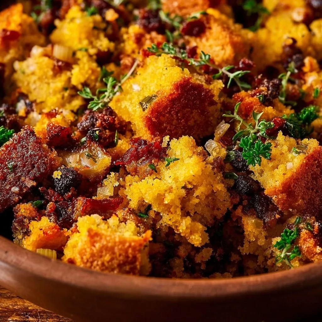 Cornbread & Chorizo Stuffing Casserole