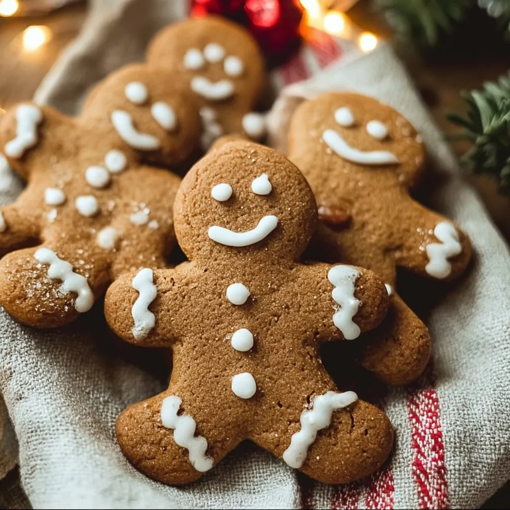 Soft and Chewy Gingerbread Men Cookie Recipe
