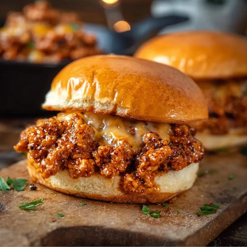 Cajun Chicken Sloppy Joes