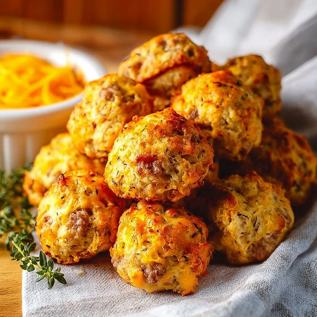 Simple Red Lobster Biscuit Sausage Balls