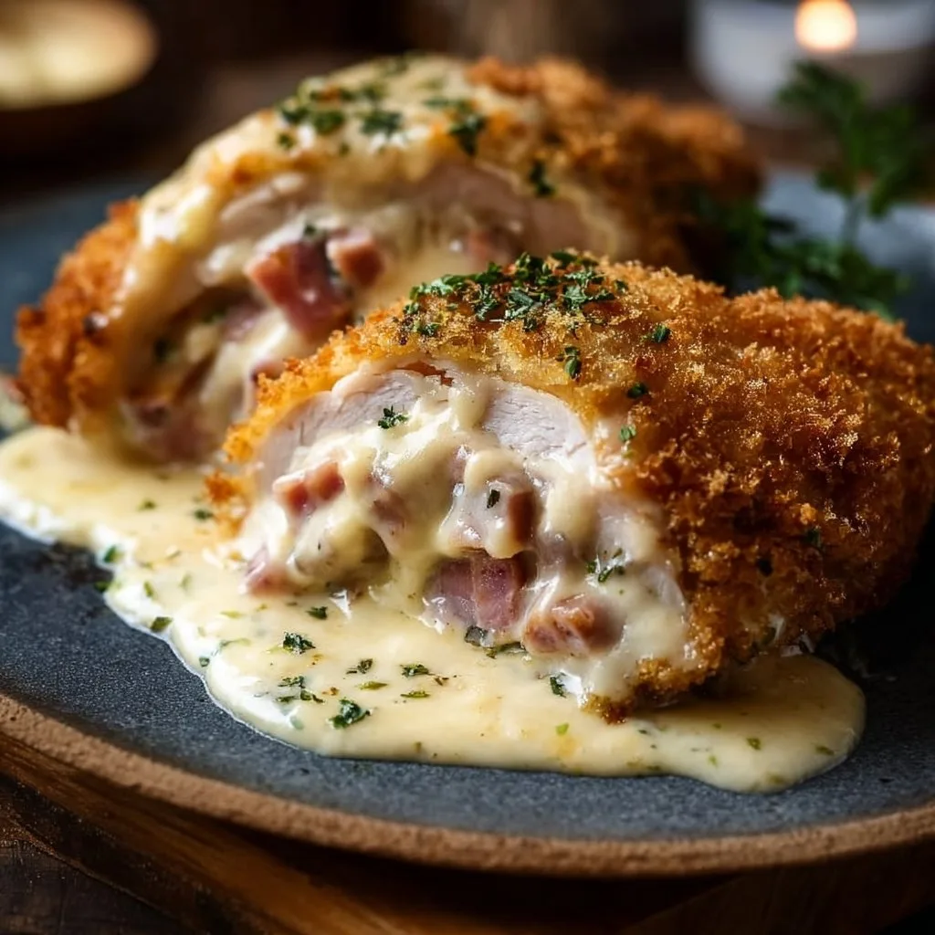 Creamy Chicken Cordon Bleu