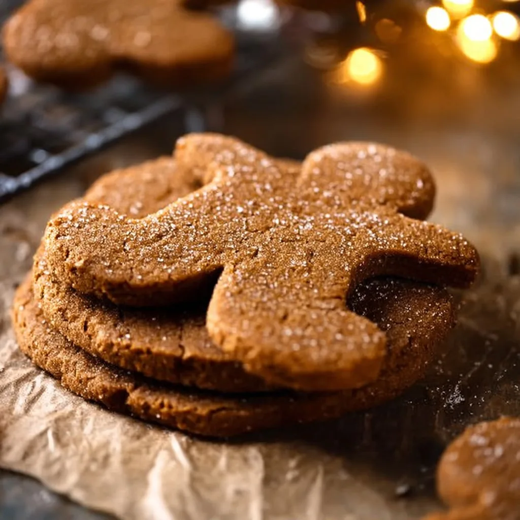 Chewy and Soft Gingerbread Cookies