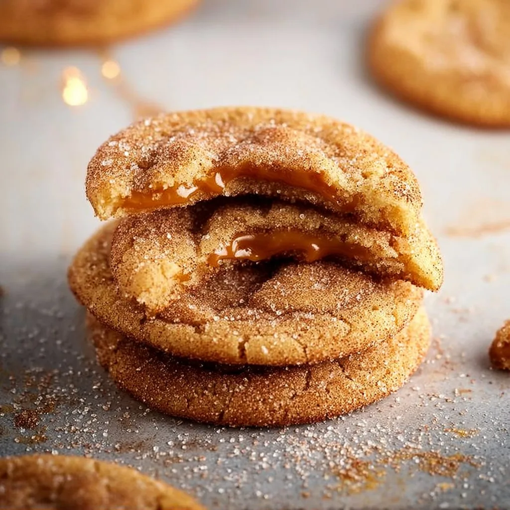 Brown Butter Salted Caramel Snickerdoodles