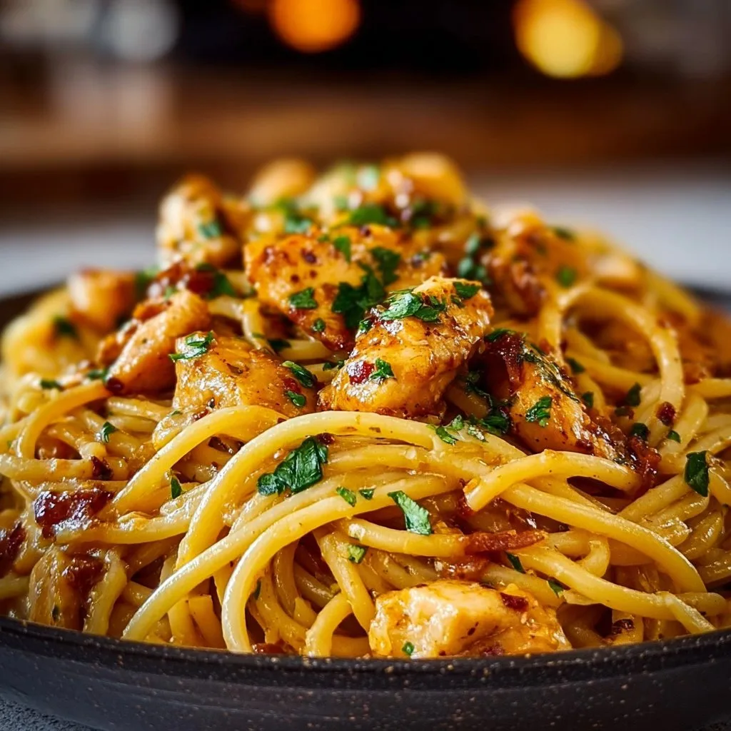 Monterey Chicken Spaghetti