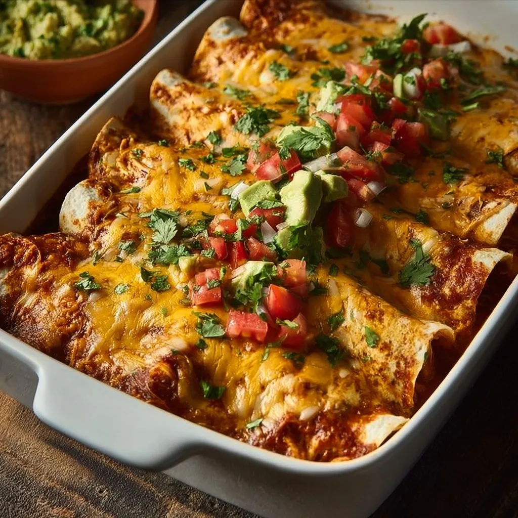 Gluten-Free & Dairy-Free Chicken Enchiladas