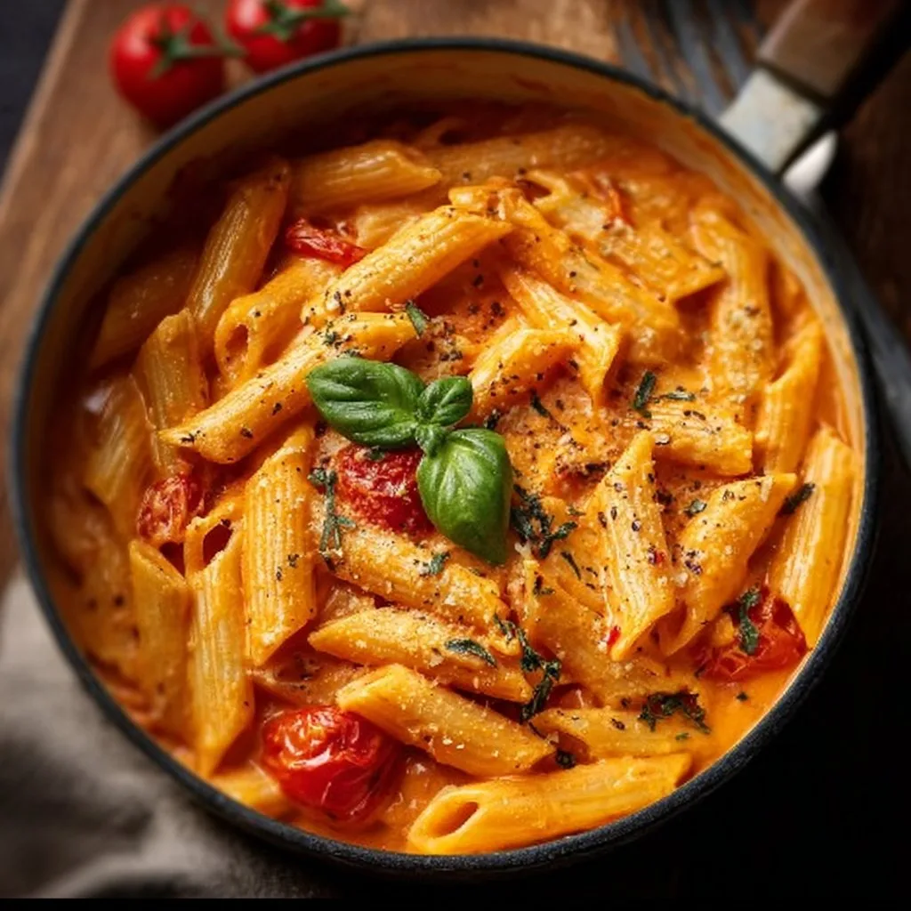 Easy One Pot Creamy Tomato Pasta 4 Easy One Pot Creamy Tomato Pasta
