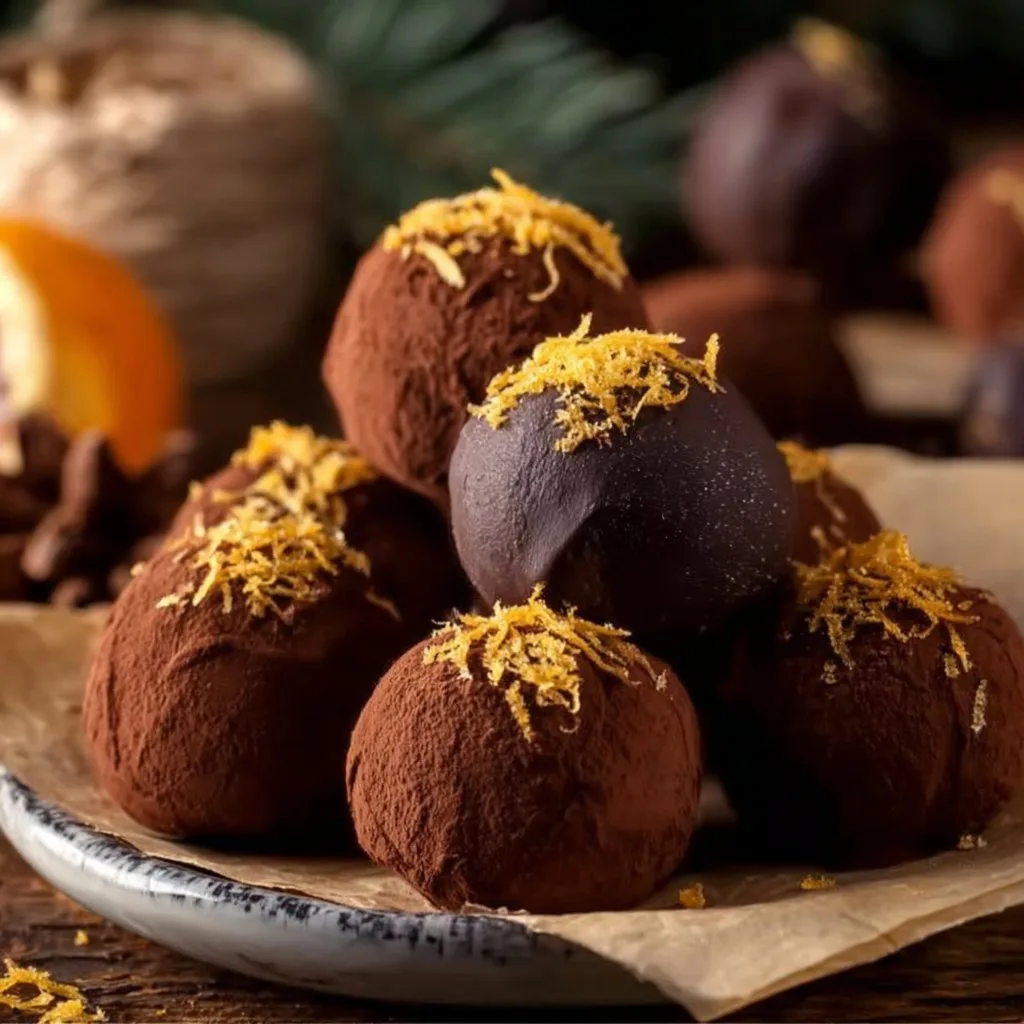Christmas Chocolate Orange Truffles Recipe