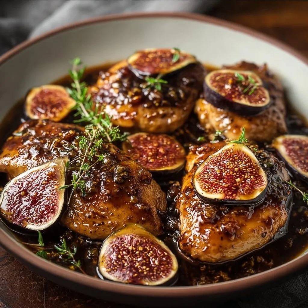 Balsamic Fig Glazed Chicken