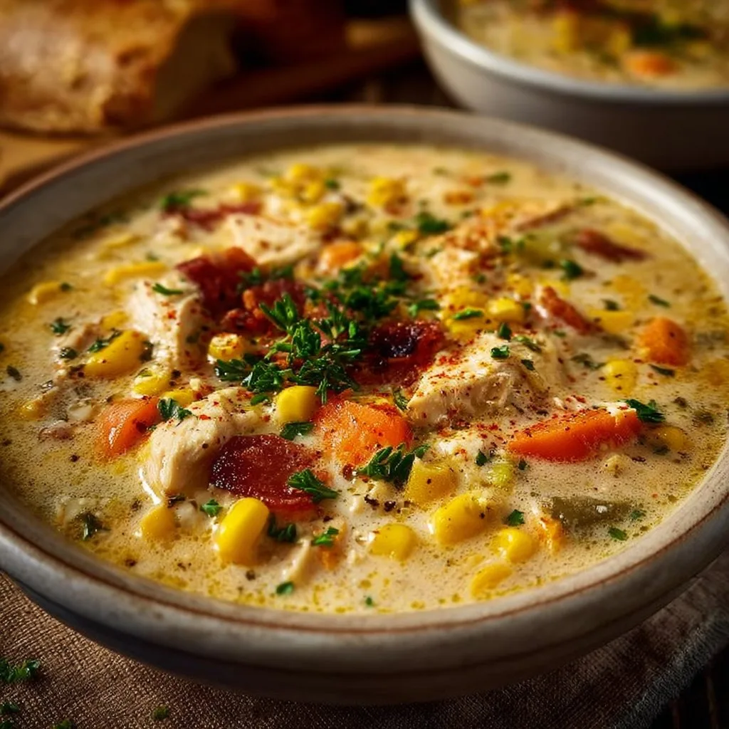 Cozy Chicken Corn Chowder