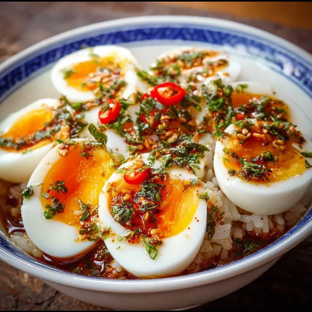 Mayak Eggs (Korean Marinated Soft-Boiled Eggs) Recipe