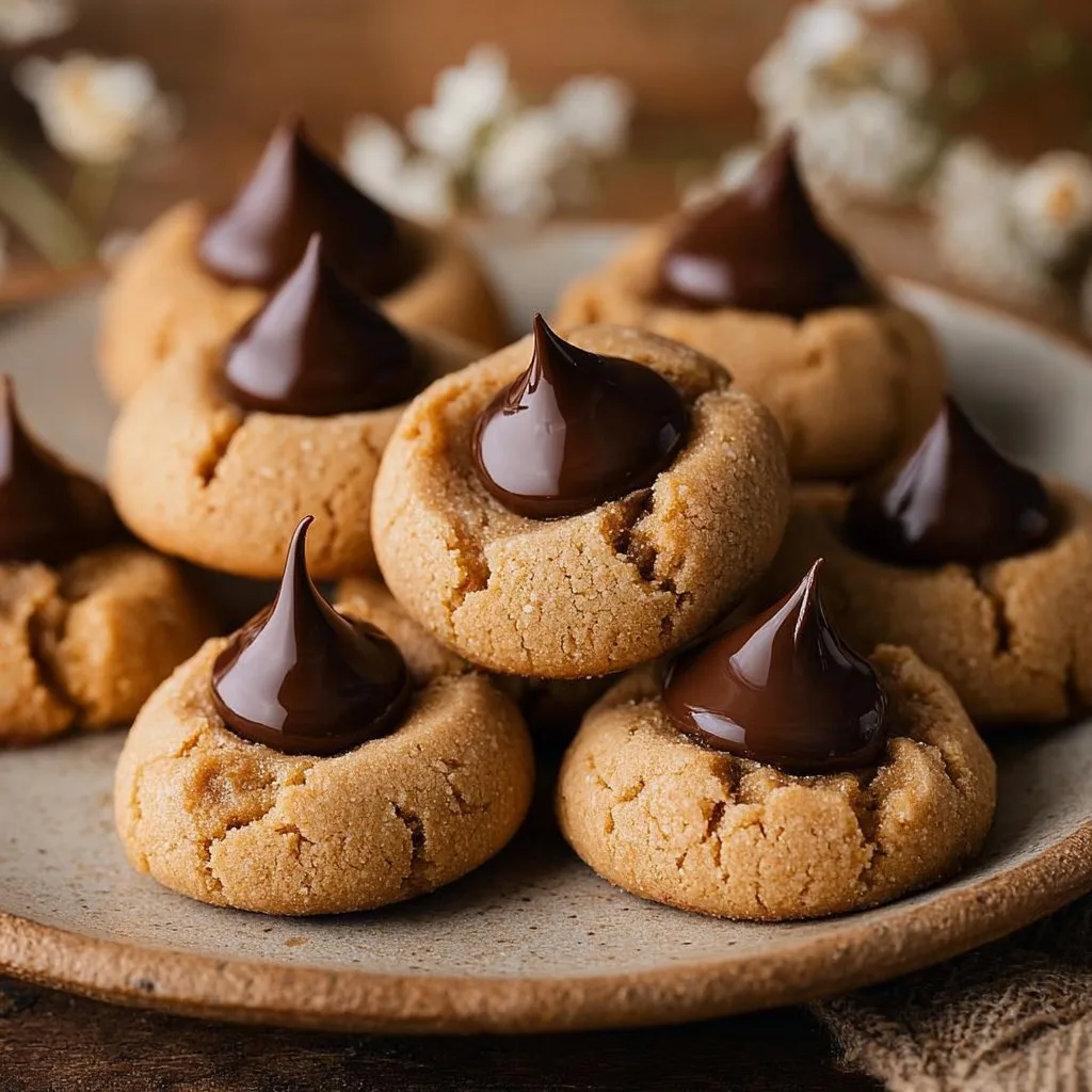 Classic Peanut Butter Blossoms – Soft, Chewy & Amazing