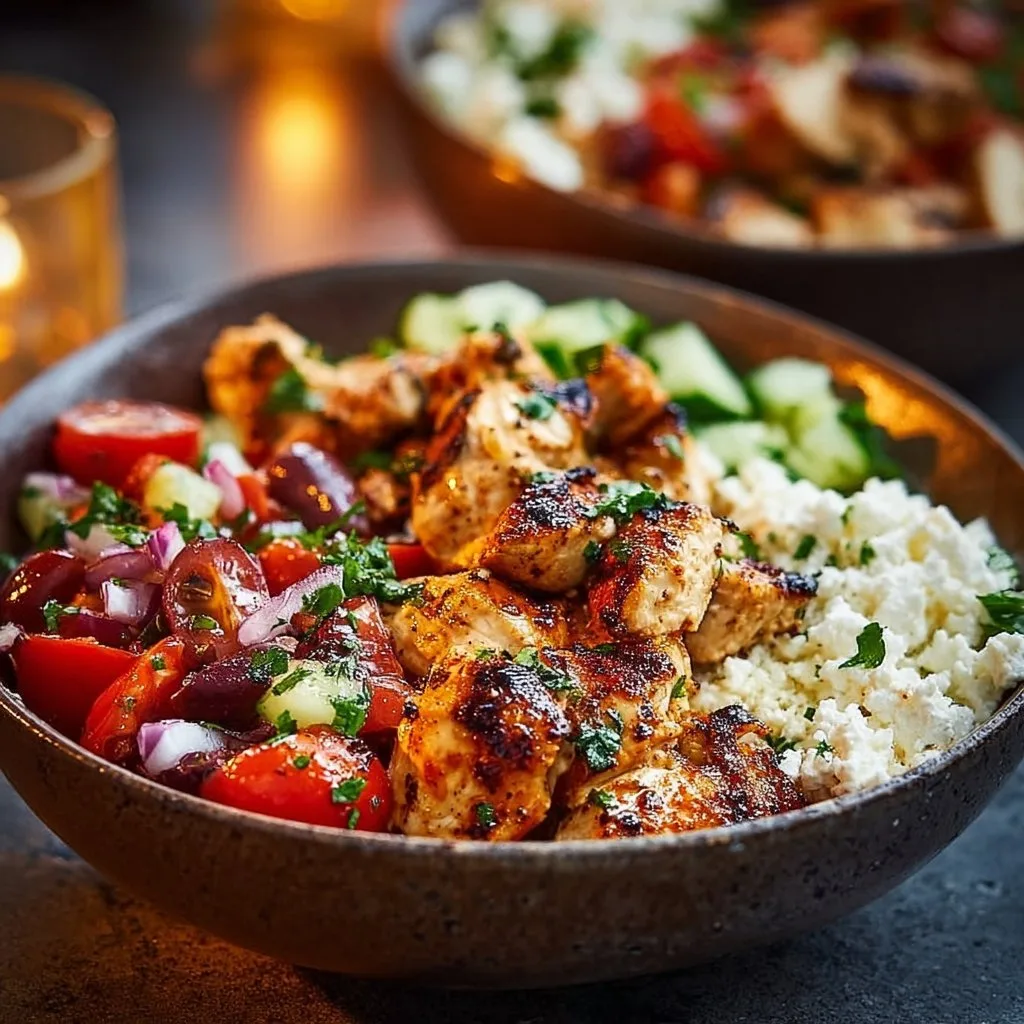 Greek Chicken Bowls