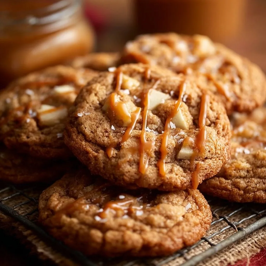 Caramel Apple Cookies