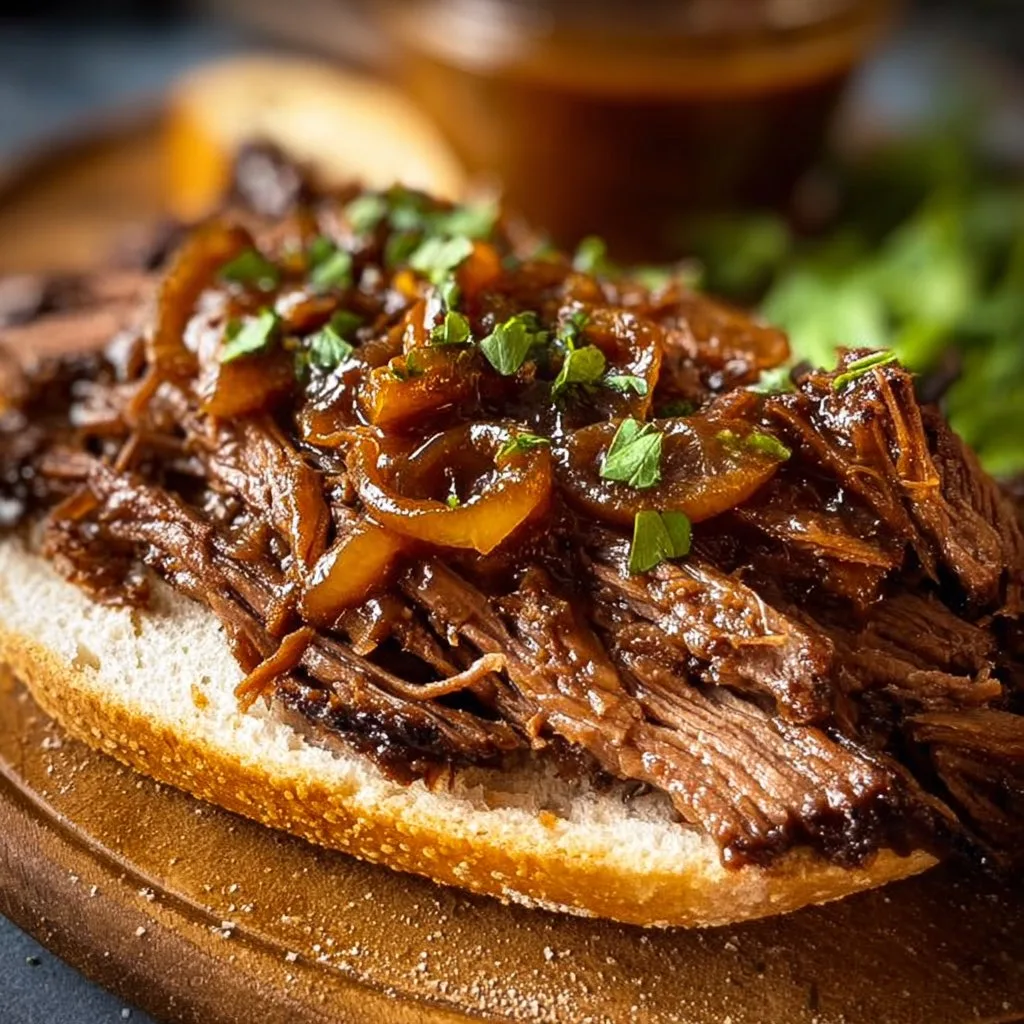 Caramelized Pulled Beef Brisket 4 Caramelized Pulled Beef Brisket