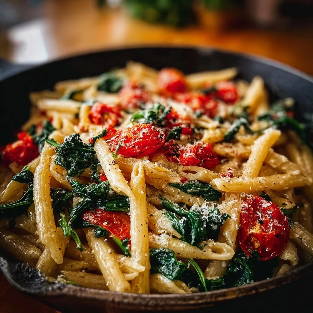 Spinach Tomato Pasta