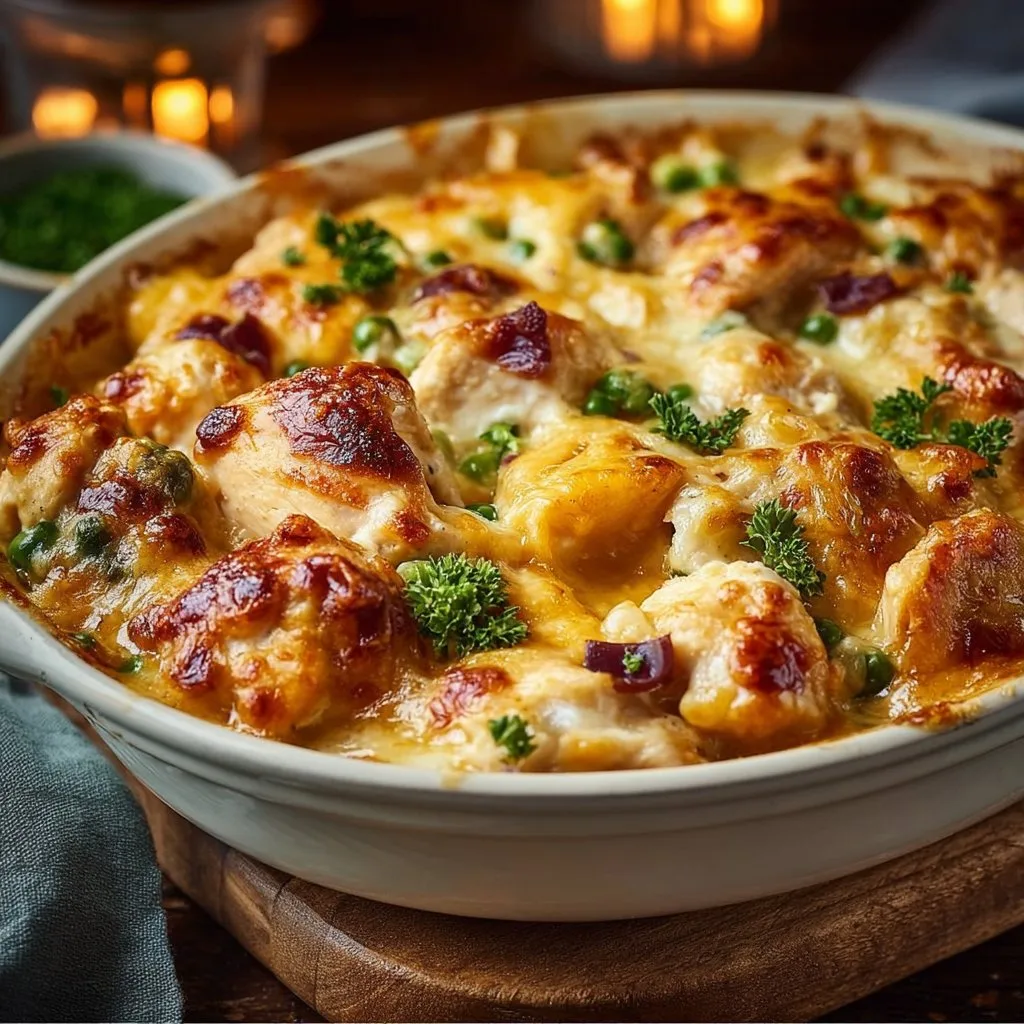 Savory Chicken Casserole 4 Savory Chicken Casserole
