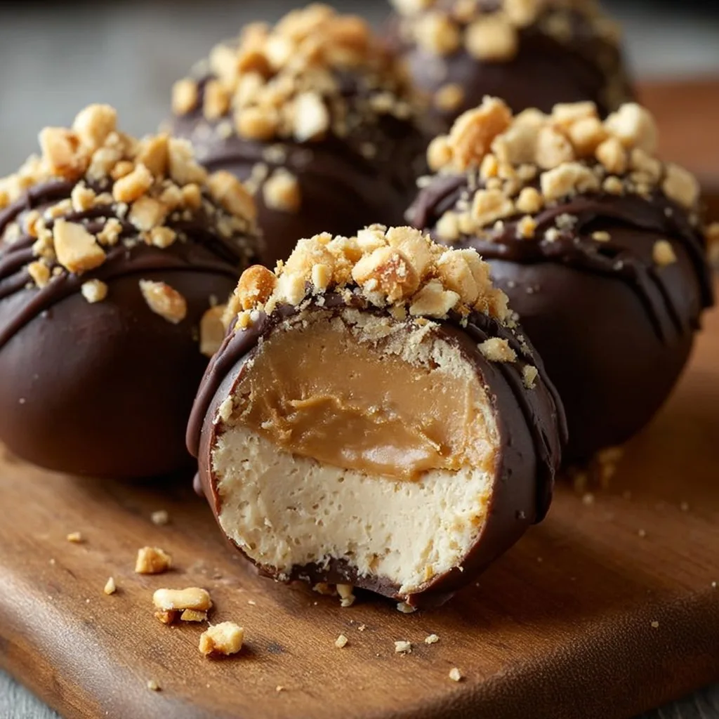 No-Bake Peanut Butter Cheesecake Balls
