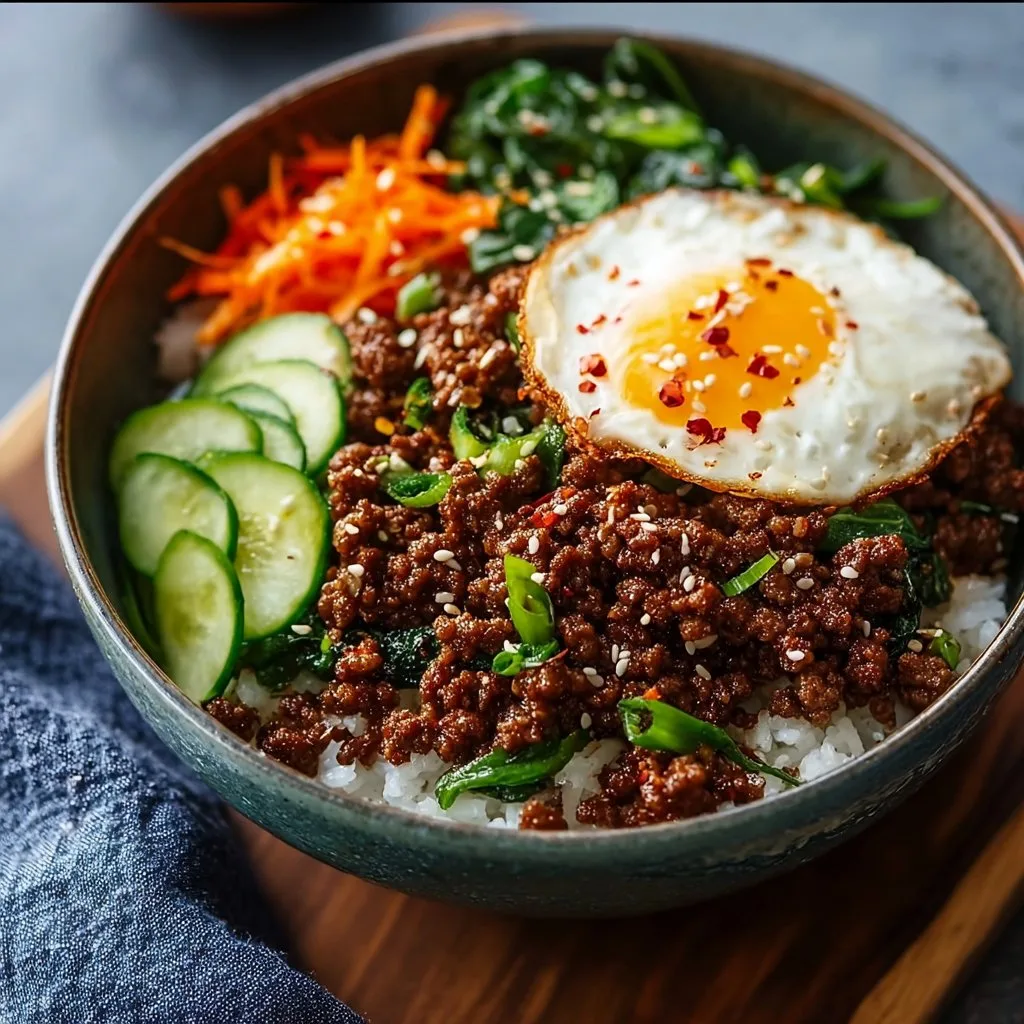 Korean Ground Beef Bowl