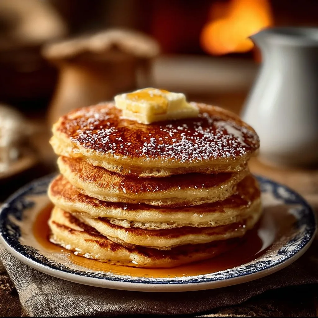 Vanilla Cinnamon Buttermilk Pancakes