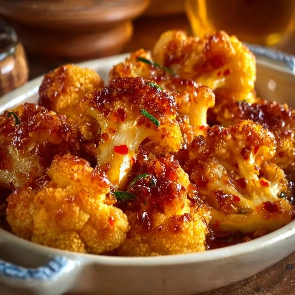 Sweet and Spicy Baked Cauliflower: 5 Easy Steps to Delight