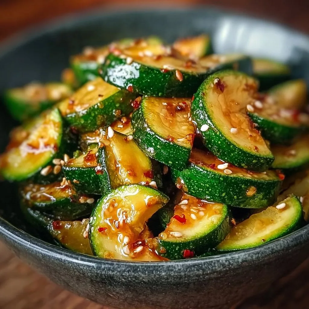 Tasty Asian Zucchini Side Dish