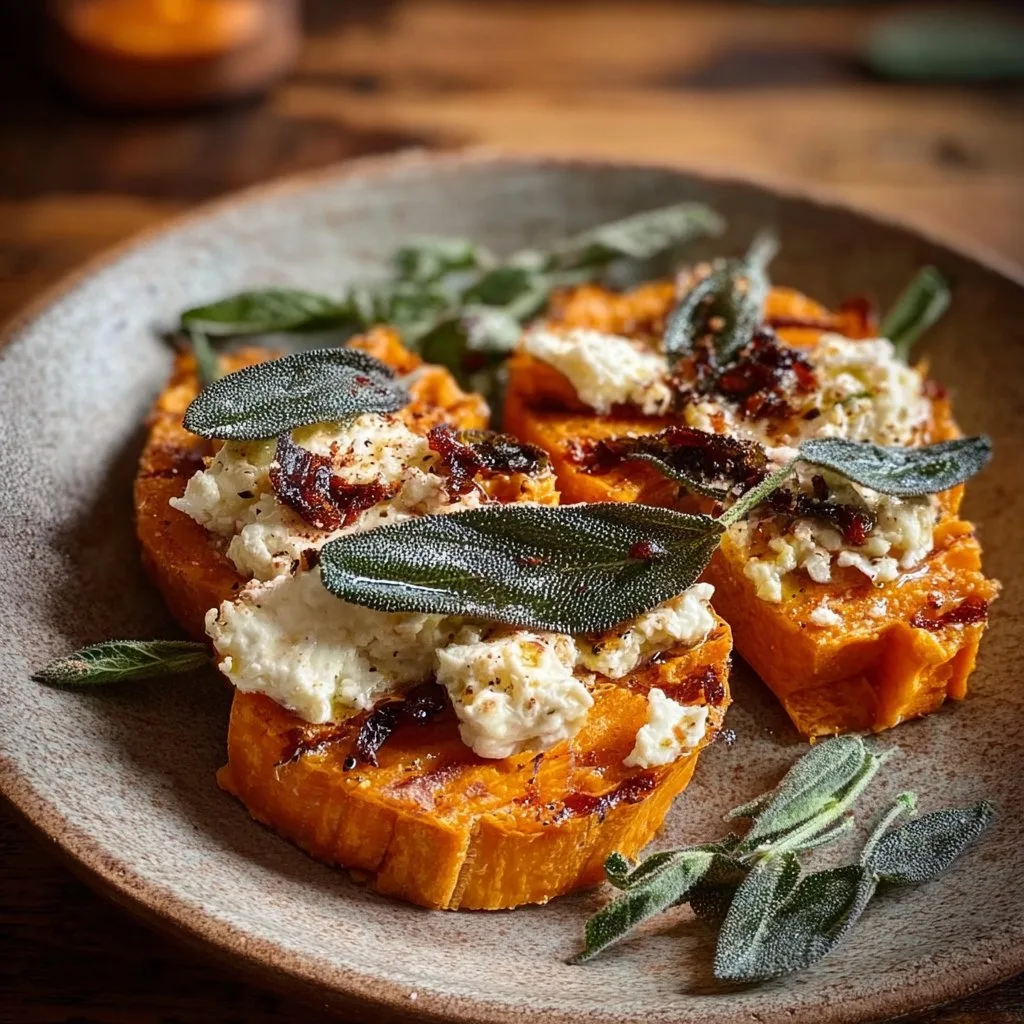 Viral Sweet Potato Goat Cheese Sage