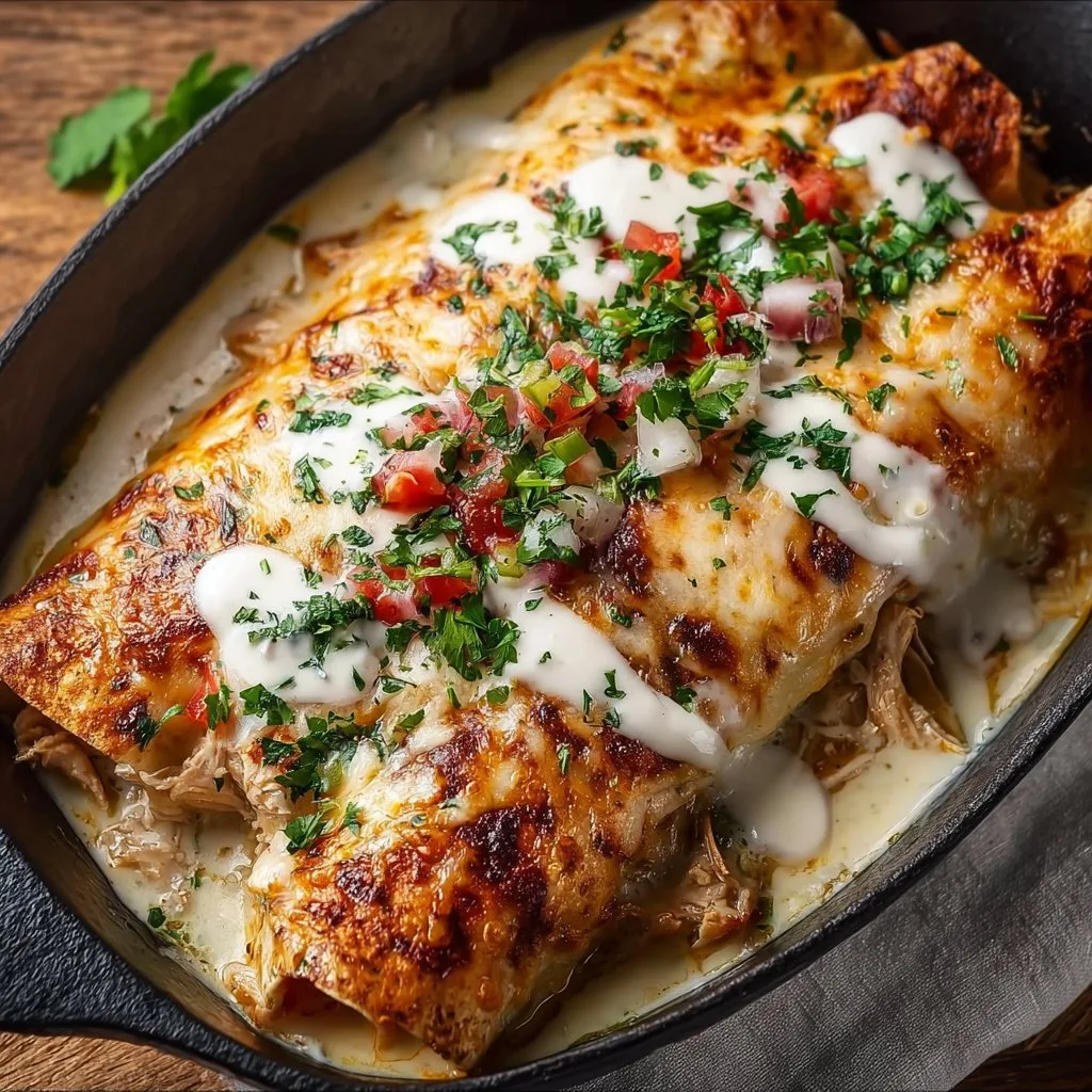 High Protein Chicken Enchiladas
