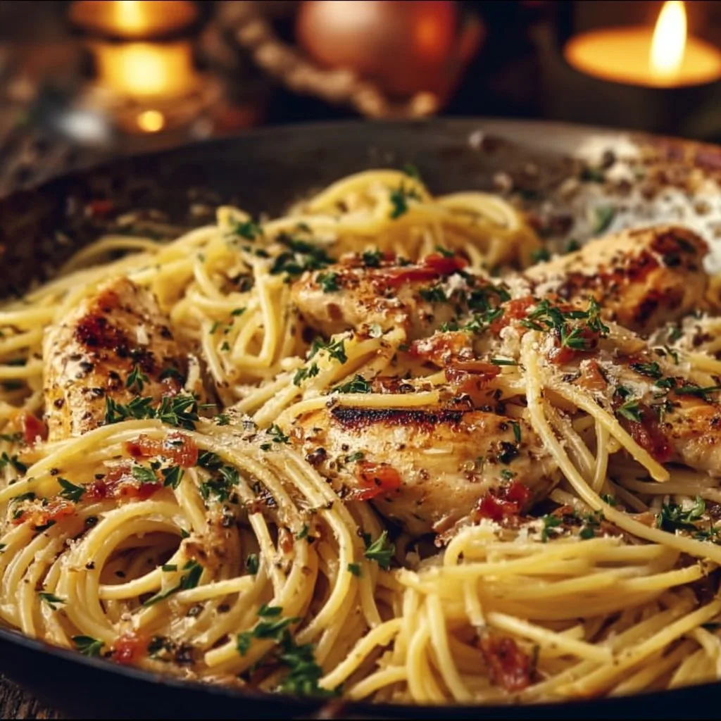 Monterey Chicken Spaghetti