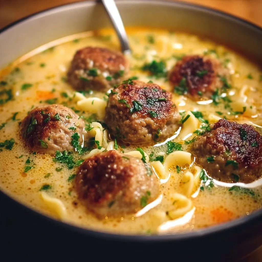 Swedish Meatball Soup