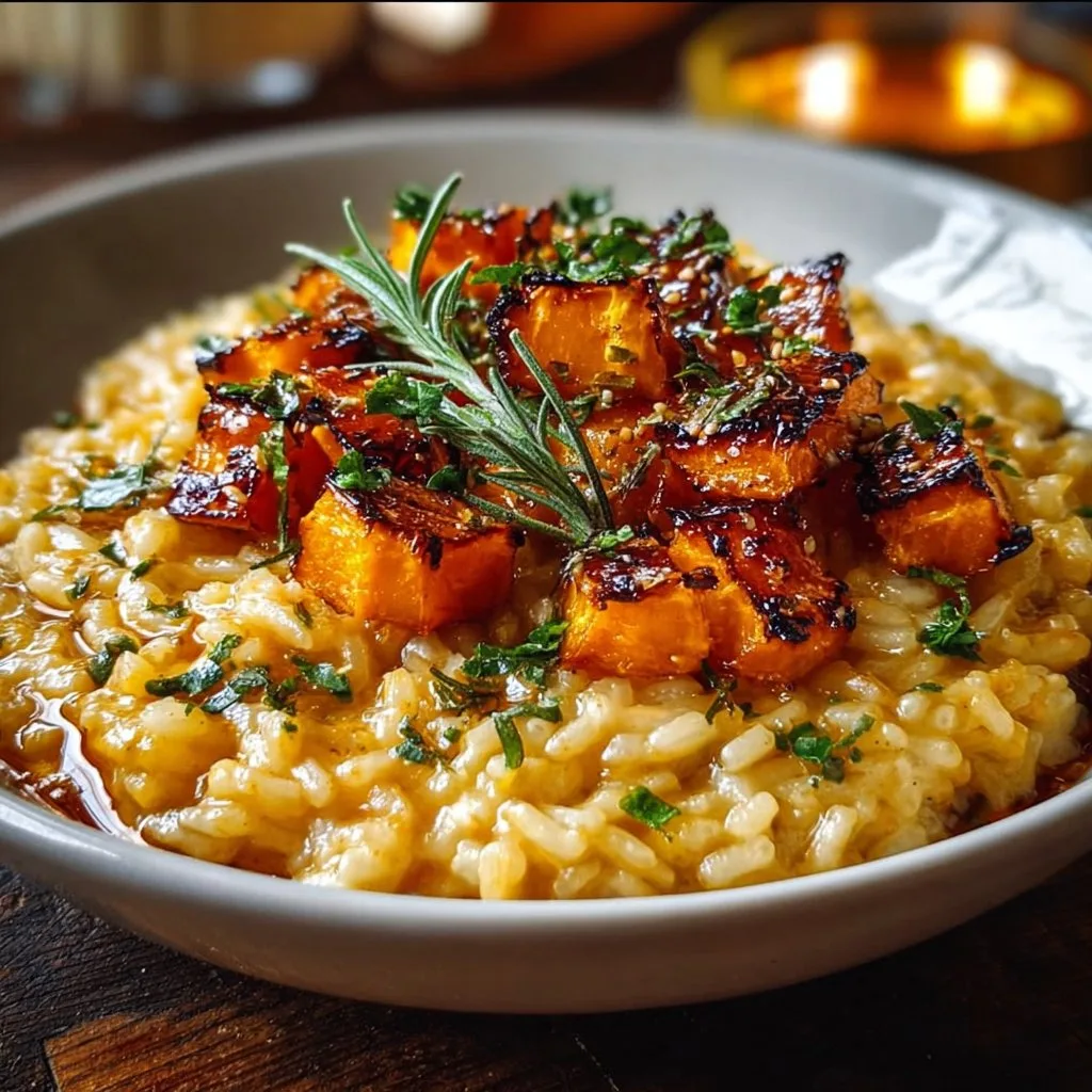 Creamy Roasted Butternut Squash Risotto