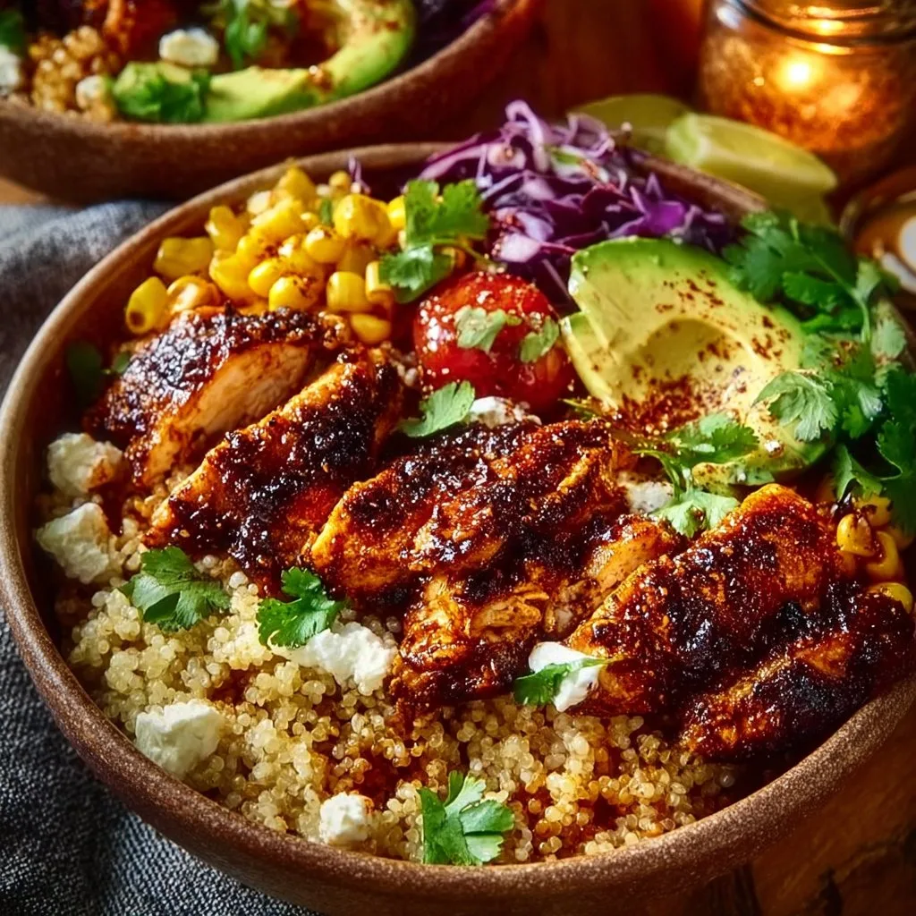 Honey Chipotle Chicken Bowls