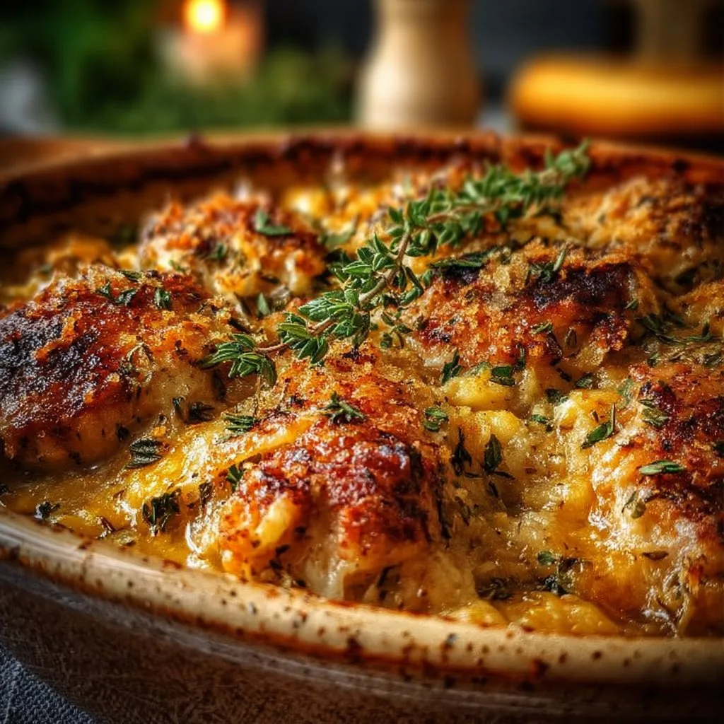 Savory Baked Herb Chicken Casserole