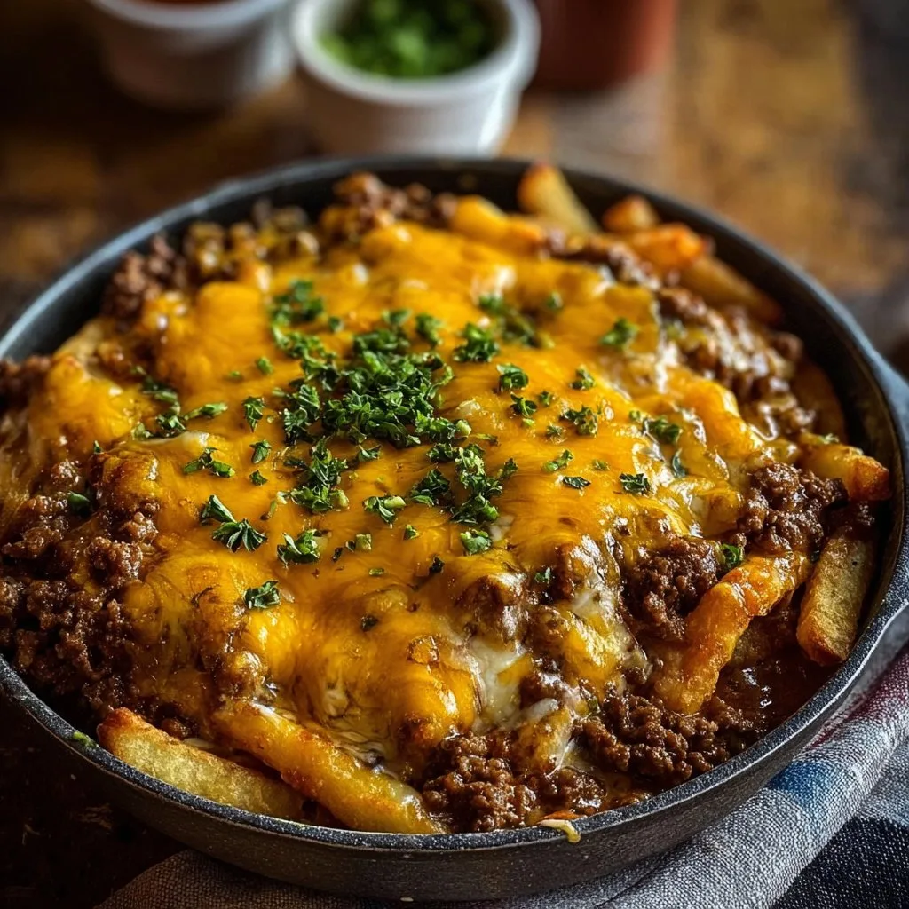 Cheeseburger French Fry Casserole