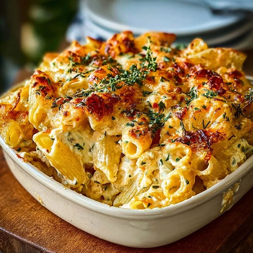 Boursin Cheese Baked Pasta