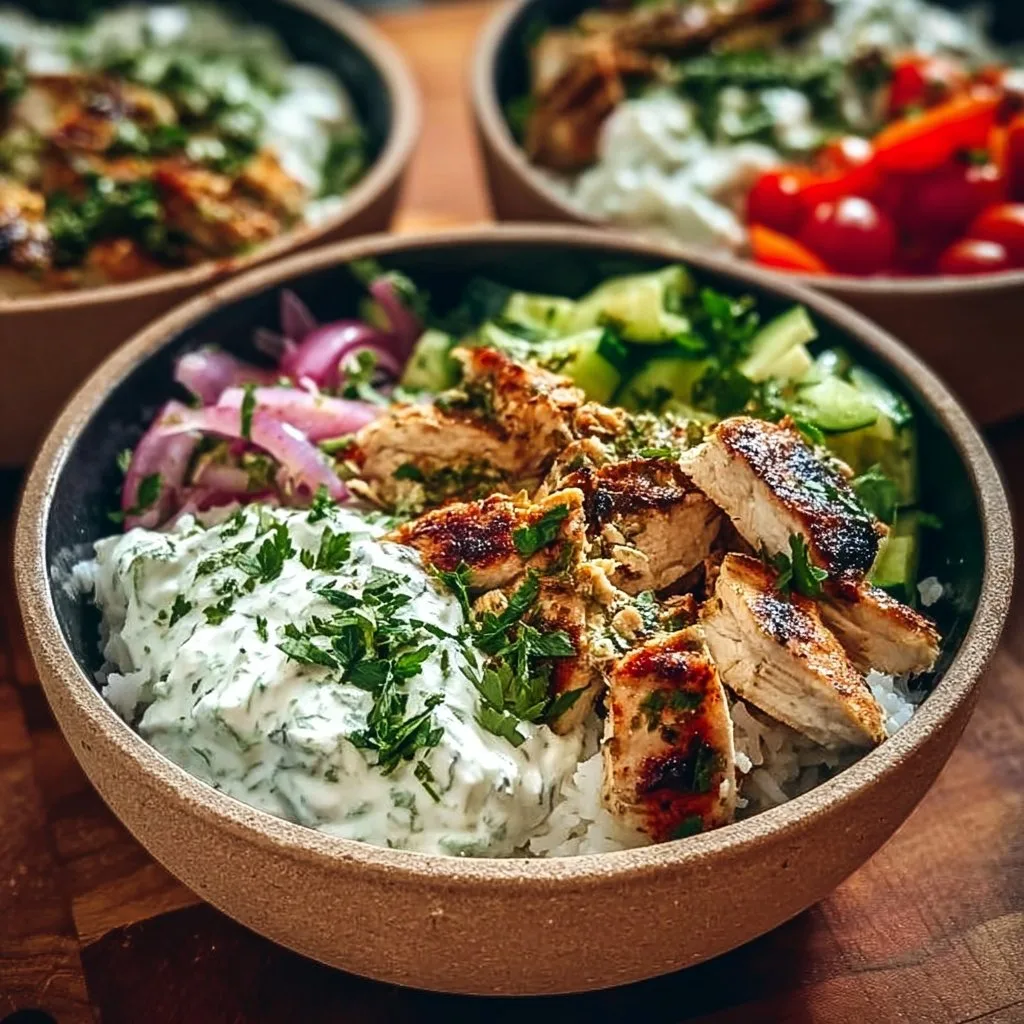 Chicken Tzatziki Bowls