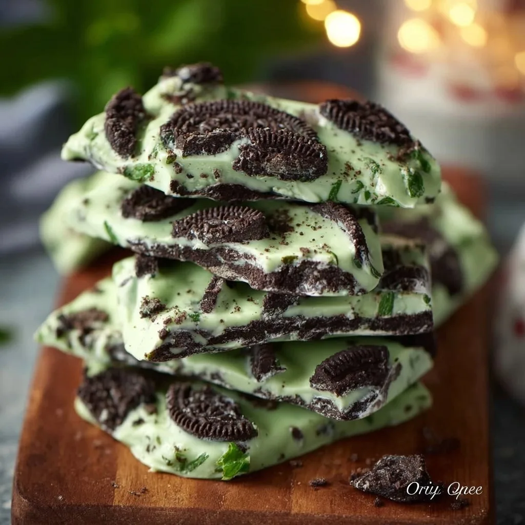 Mint Oreo Bark
