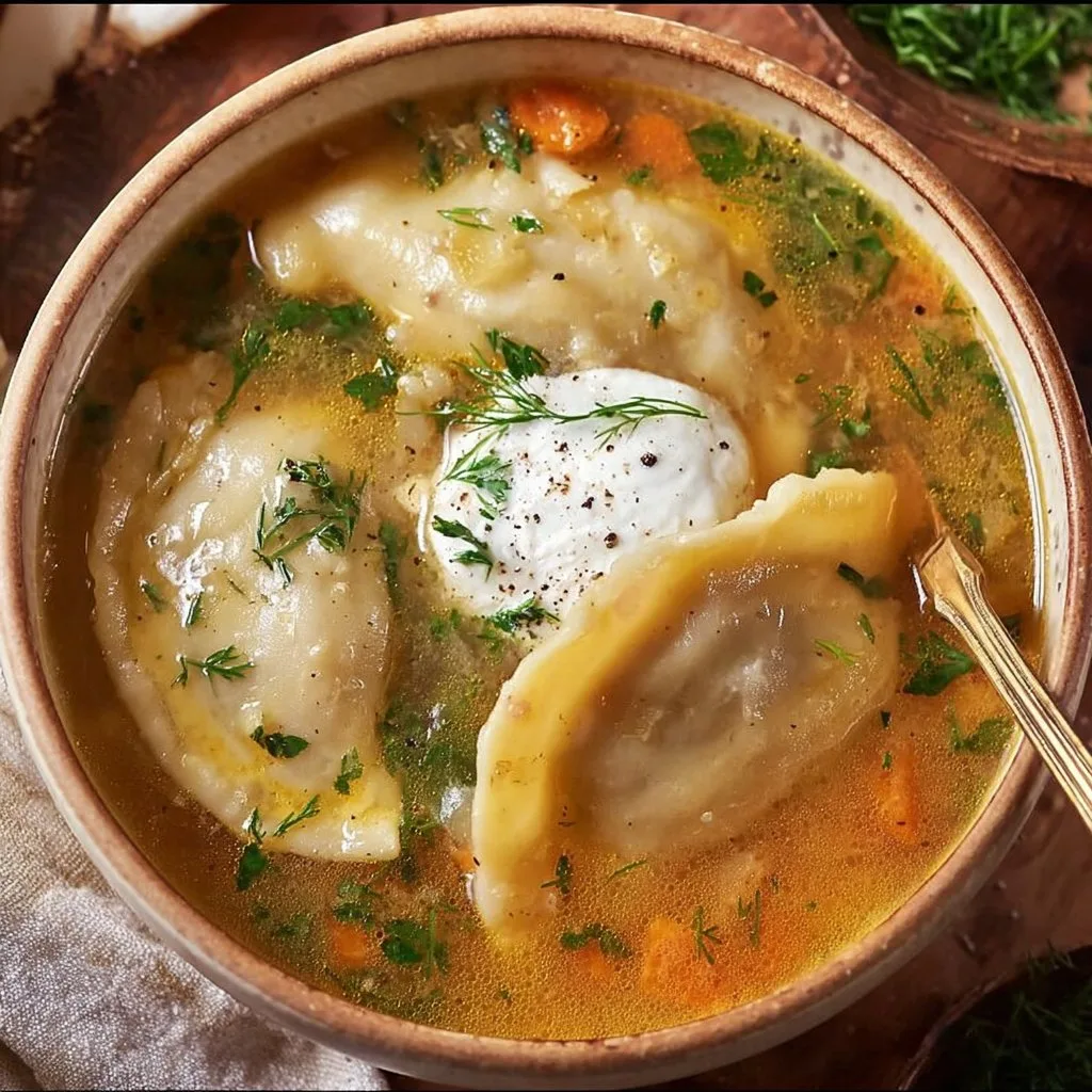 Pierogi Soup